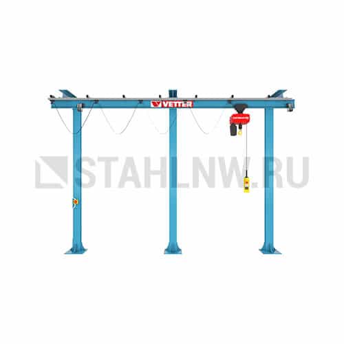 Monorail gantry crane on jib support (variable length) VETTER P200 - picture 1